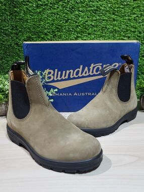 Blundstone 1941 Classic 550 Chelsea Boot Stone Nubuck AU 3 (US Women's 6) New